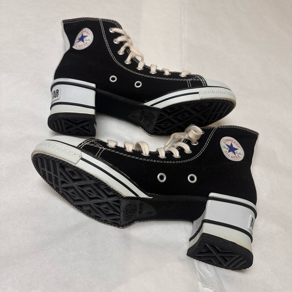 Converse Shoes Rare Vintage 9s Converse Allstar Chucks Classic Black Hightop Sneaker Poshmark